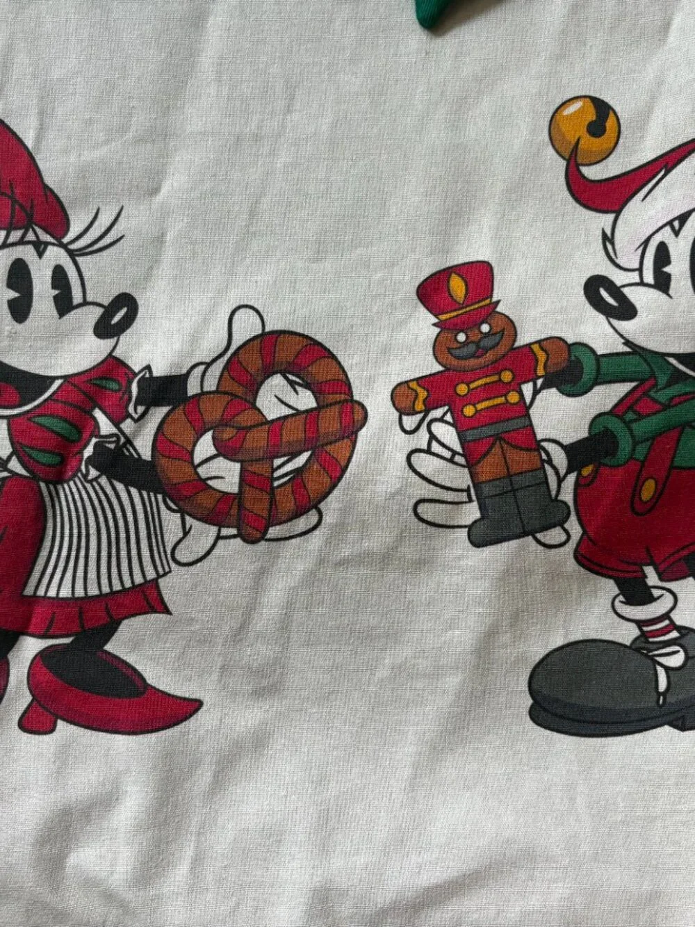 Disney Christmas Mickey Minnie adult size cotton apron xmas cookies baking